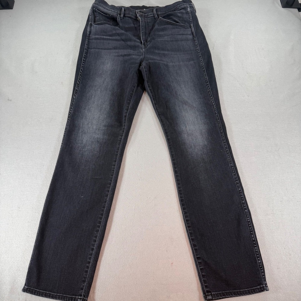 3x1 NYC Mens Faded Black Straight Leg‎ Jeans Size 34x31